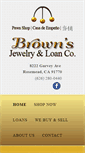 Mobile Screenshot of brownsjewelryandloan.com